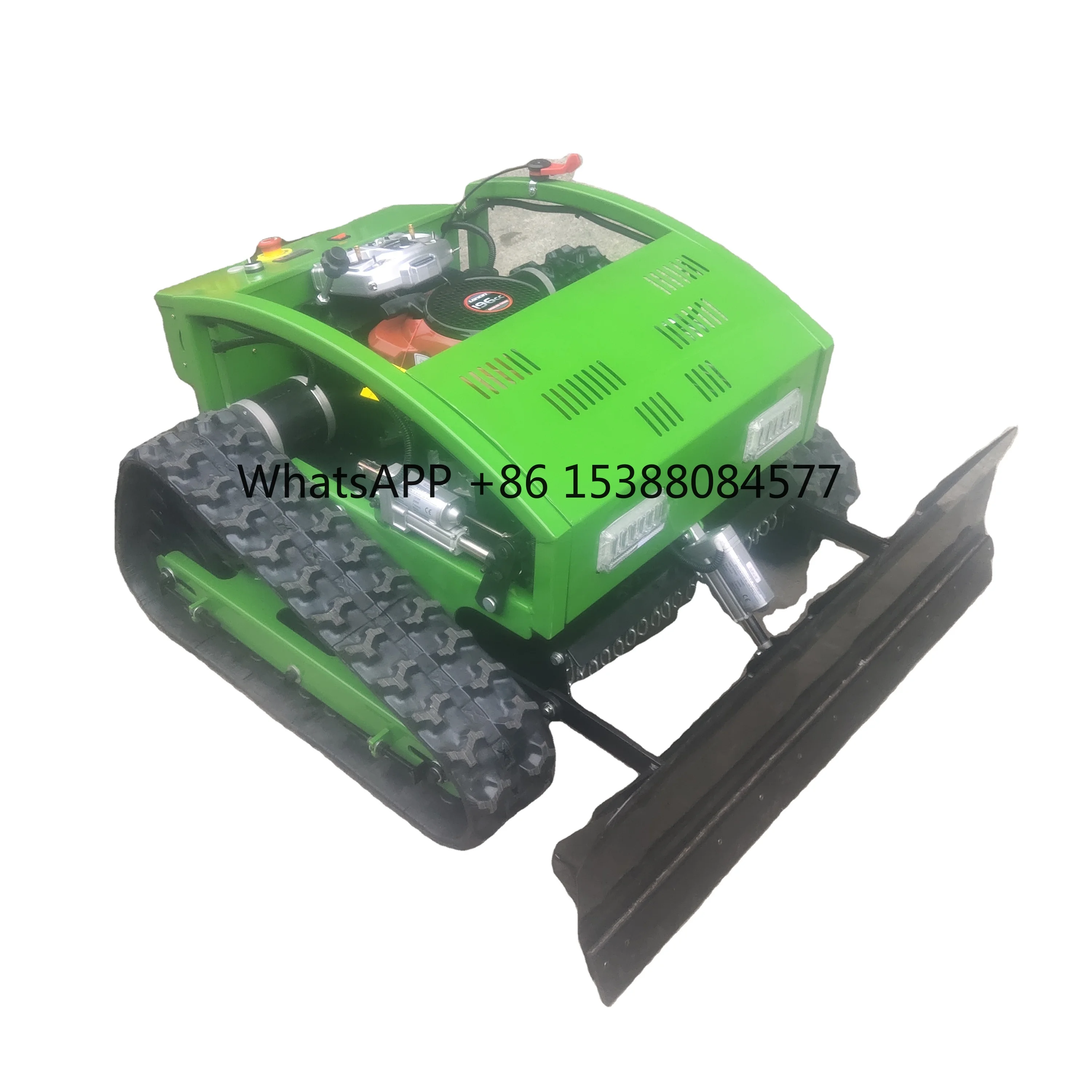 

High Quality CE Approve Grass Cutting Brush Cutter for Steel Chasis crawler lawn mower