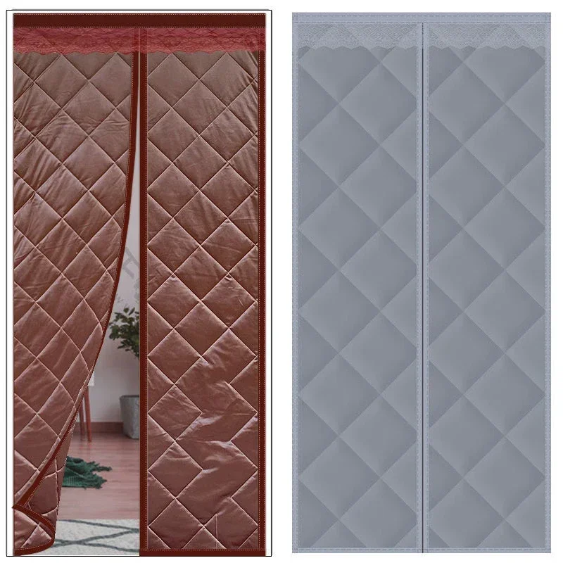 

Custom Size Winter Warm Door Curtain Oxford Cloth Material Magnetic Door Screen Free of Perforation Door Magnets Windproof