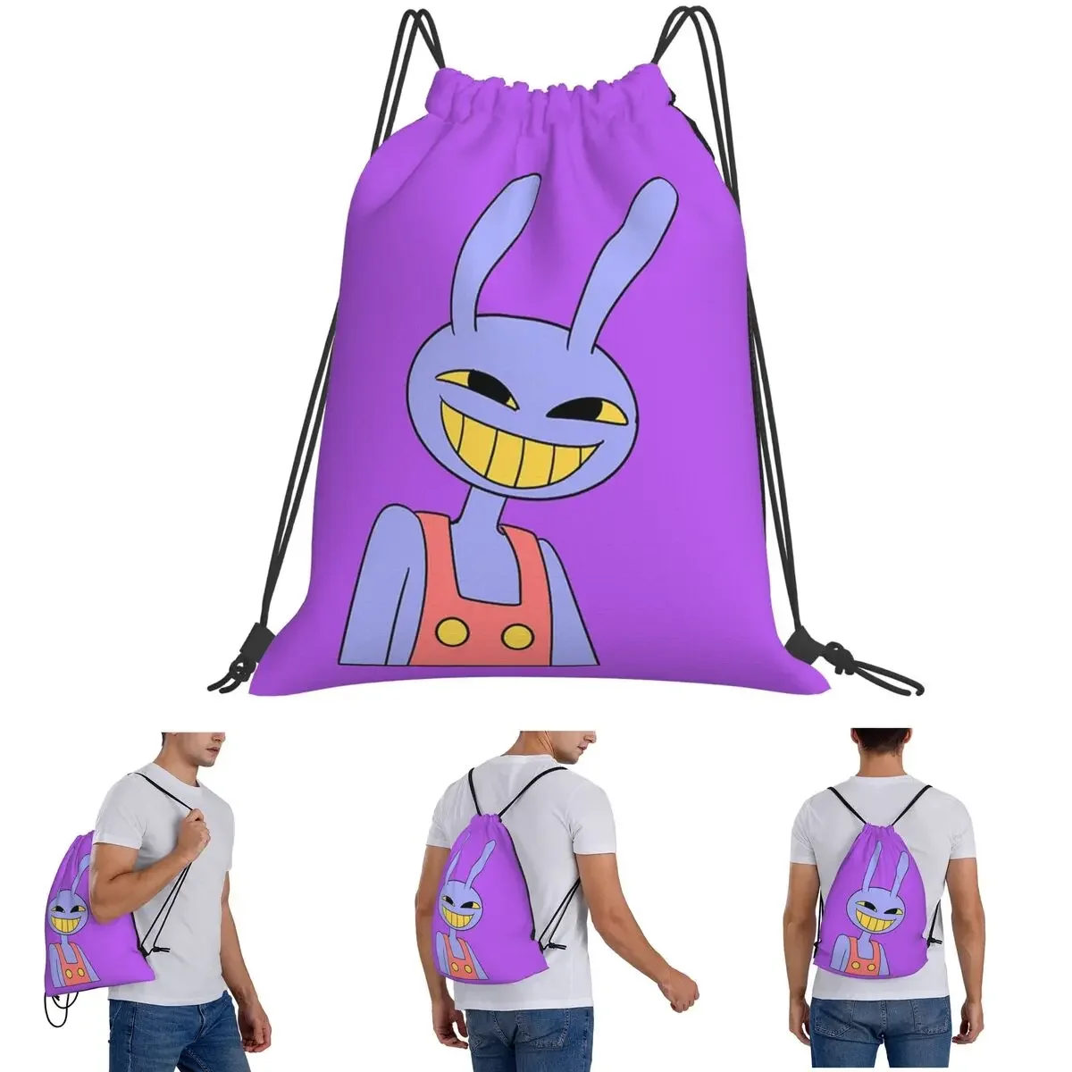 

Jax-The Amazing Digital Circus Рюкзаки Многофункциональные портативные сумки на шнурке Спортивная сумка Сумки для книг для школы путешествий