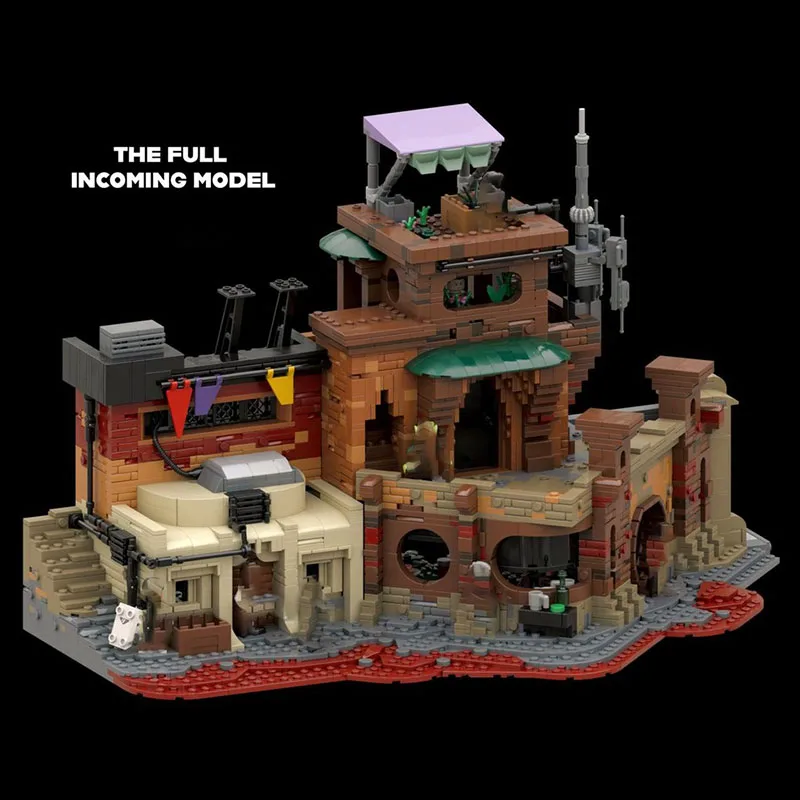 Moc 행성 스트리트 뷰 아키텍처 모델 플랜트 샵 및 스튜디오 기술 모듈 형 빌딩 블록 선물 완구 DIY 세트 조립