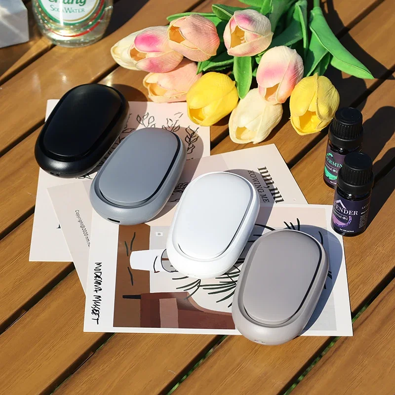 Portable Mini Waterless Essential Oil Diffuser Wireless Fragrance Diffuser Small Aroma Diffuser for Home Car Outdoor factory