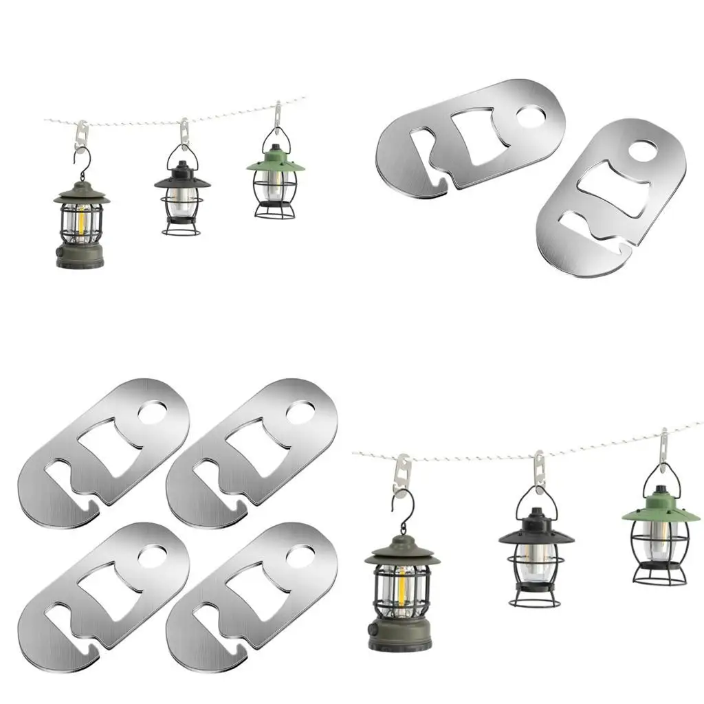 

R6FE Multipurpose Camping Cord Locks 20kg Capacity Portable Backpacking Gadget