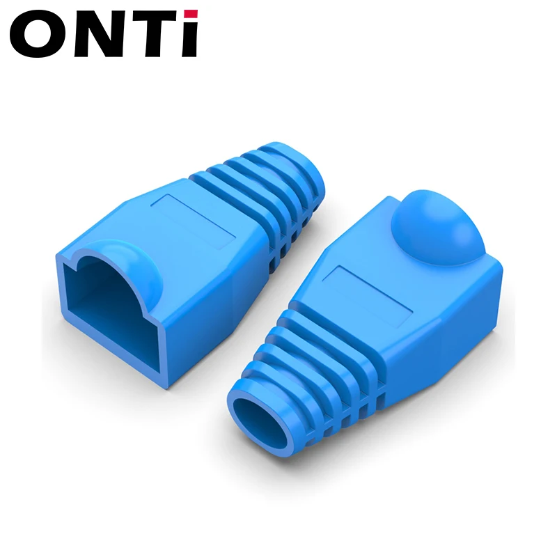 ฝาครอบอะแดปเตอร์สำหรับเชื่อมต่อ CAT5e RJ45 CAT6ฝาครอบอะแดปเตอร์ปลั๊กสายเคเบิลเครือข่ายอีเทอร์เน็ต RJ-45แมว5แขนหลากสี