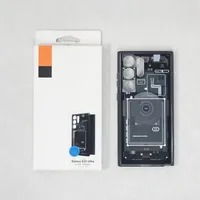 MagSafe Technology Case for Samsung Galaxy S25 Ultra S22 S23 S24 Plus S25Ultra Circuit Metal Ring Magnetic Phone Cover etui