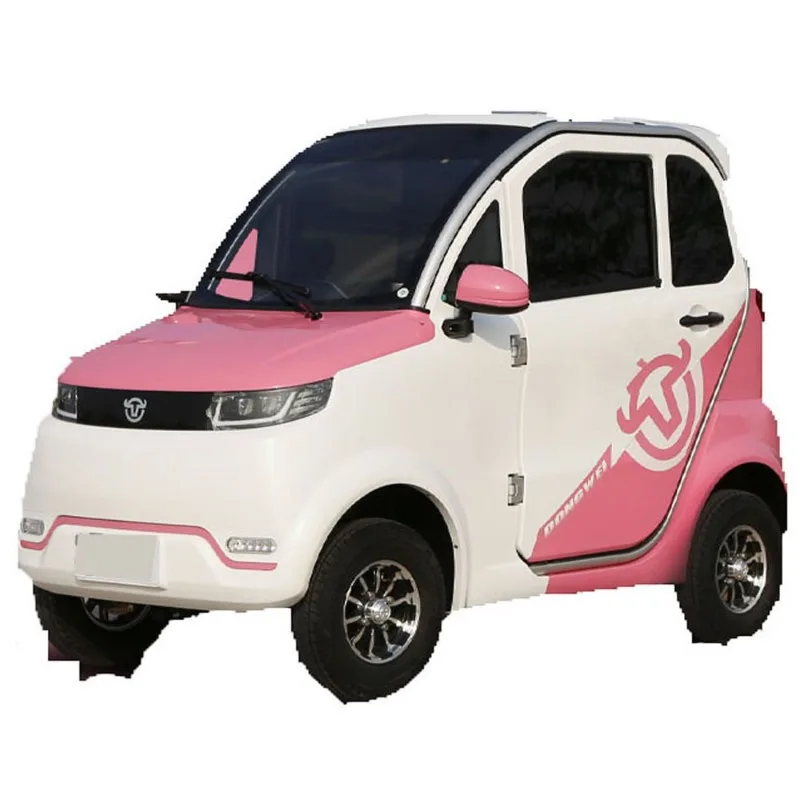 Adult low-speed four-wheel electric vehicle 3-seat small car, elderly scooter 1000W