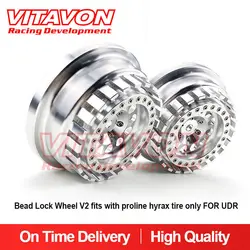 VITAVON CNC Alu Bead Lock Wheel V2 fits with proline hyrax tire only FOR UDR  4color