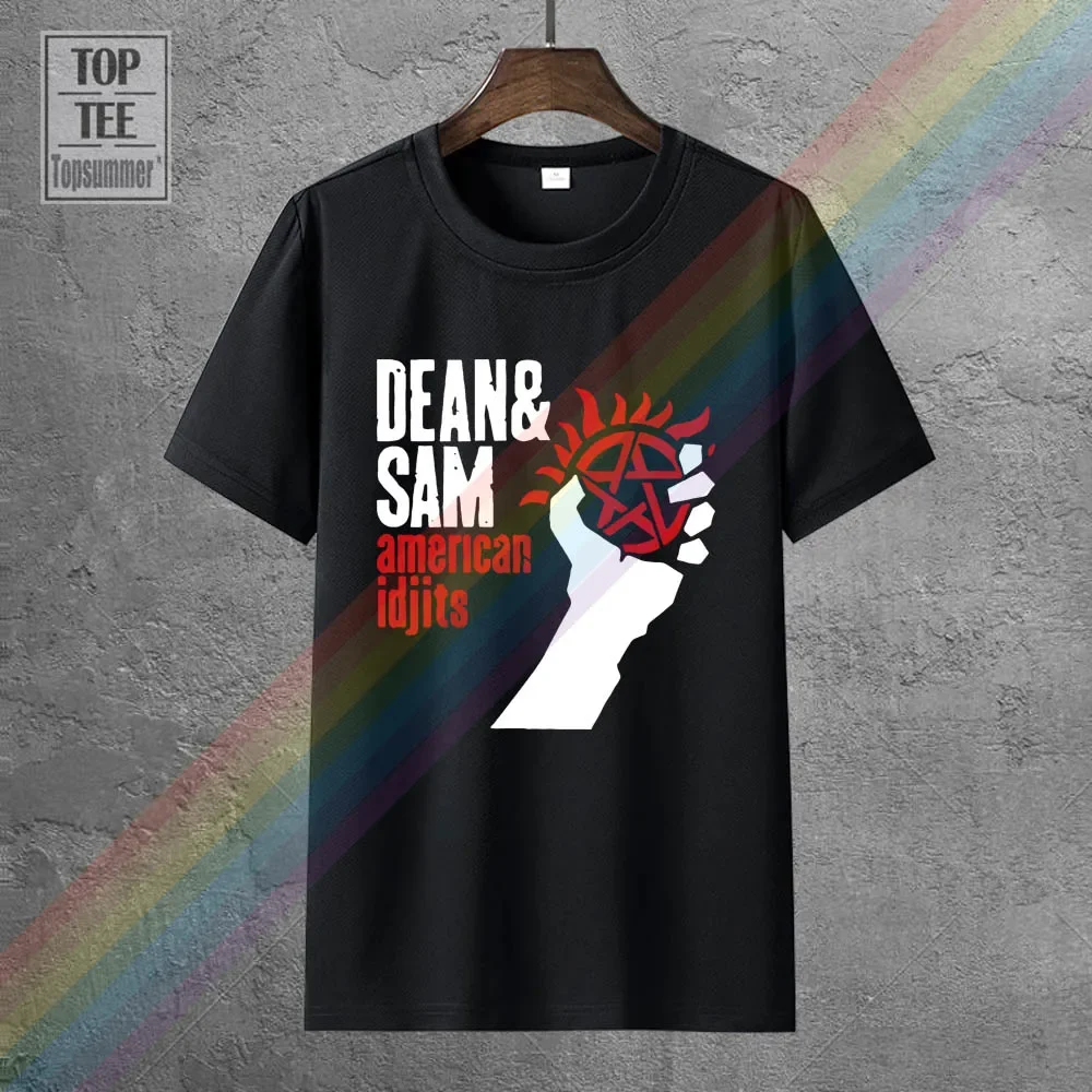 Sexemara New 2020 Fitness Supernatural Dean&Sam American Idjits Green Day Sitcoms Couple Hot Selling Man Men Male T-Shirt