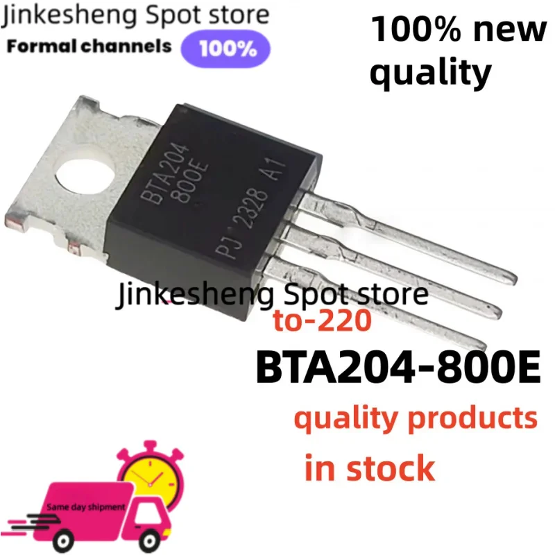 Original 10-30UNITS BTA204-800B High-Power MOS Field-Effect Transistor TO-220 BTA204 BTA204800B