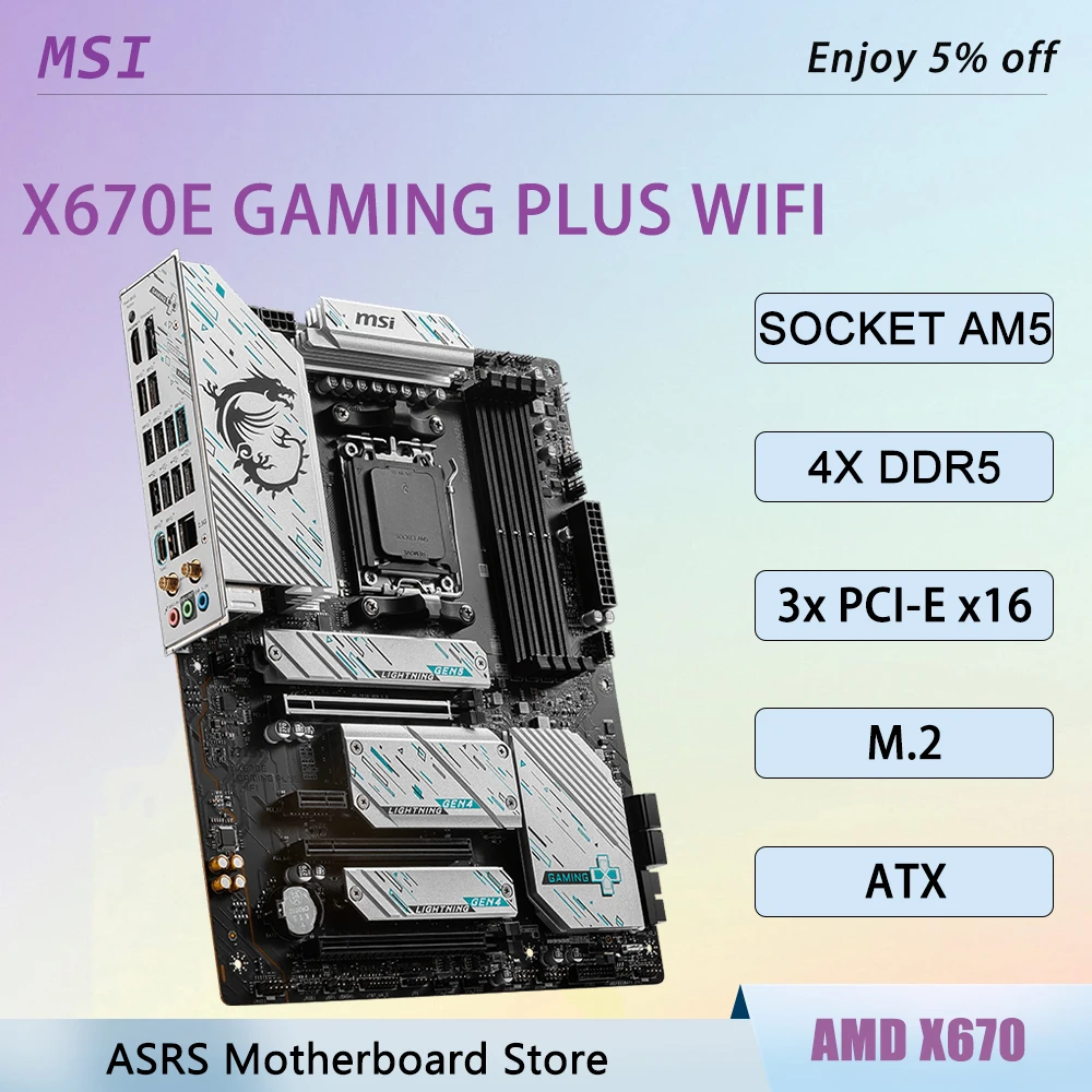 MSI X670 WiFi ATX (AM5 DDR5)