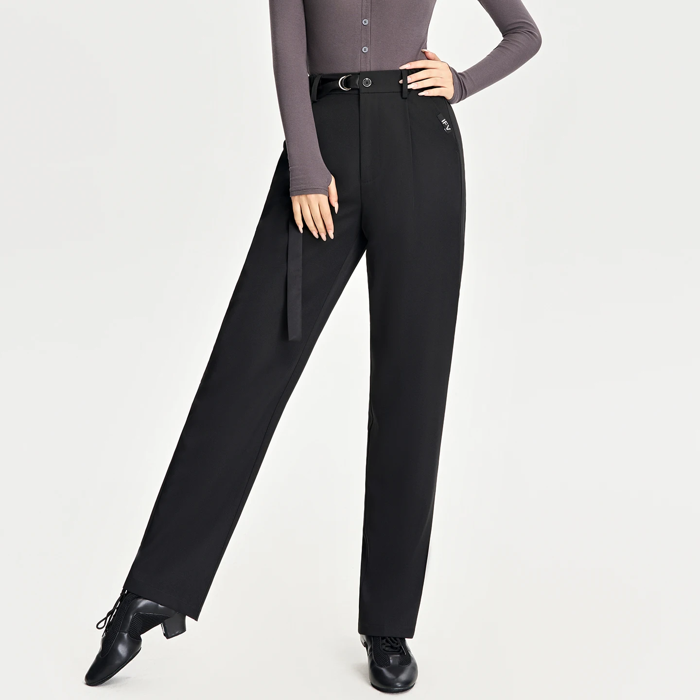 New Ballroom Dancing Pants Modern Dance Clothing Latin Dancing Trouser Performance Costume Waltz Pants Practice Wear DN22340