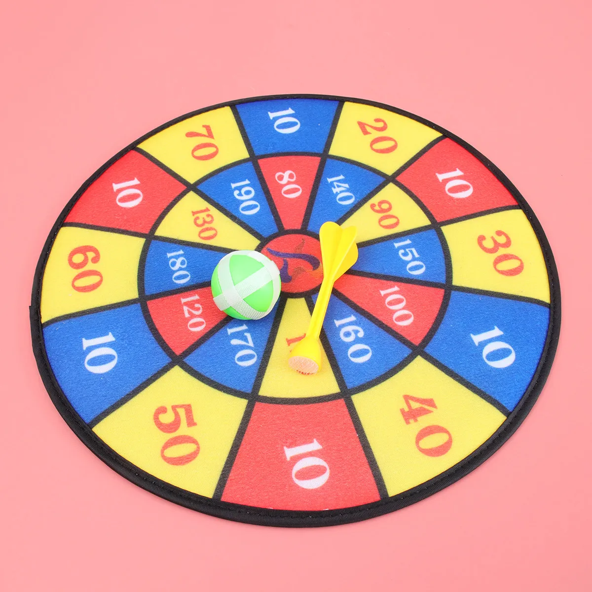 

1Set Professional Dart Board Set with 4 for Home Office Game Room Heavy-Duty Construction Scratch-Resistant Surface Ideal