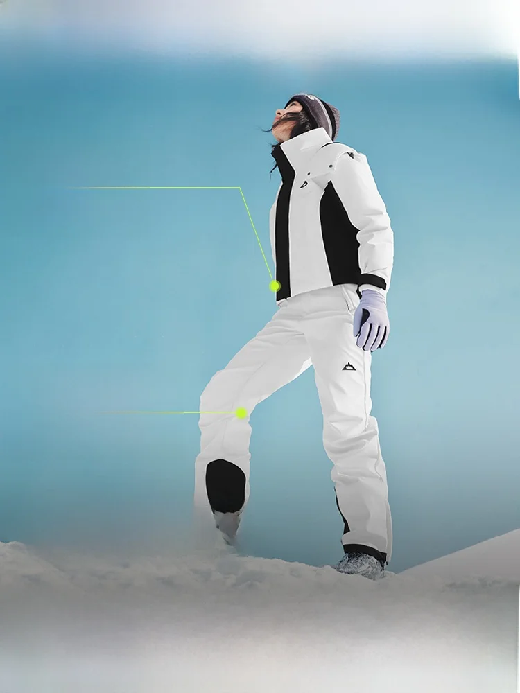 

Banana Leaf Women's Snowboard Suit SK893 down Jacket Waterproof Warm Full Set Snow Equipment Breathable Windproof Wear Resistant