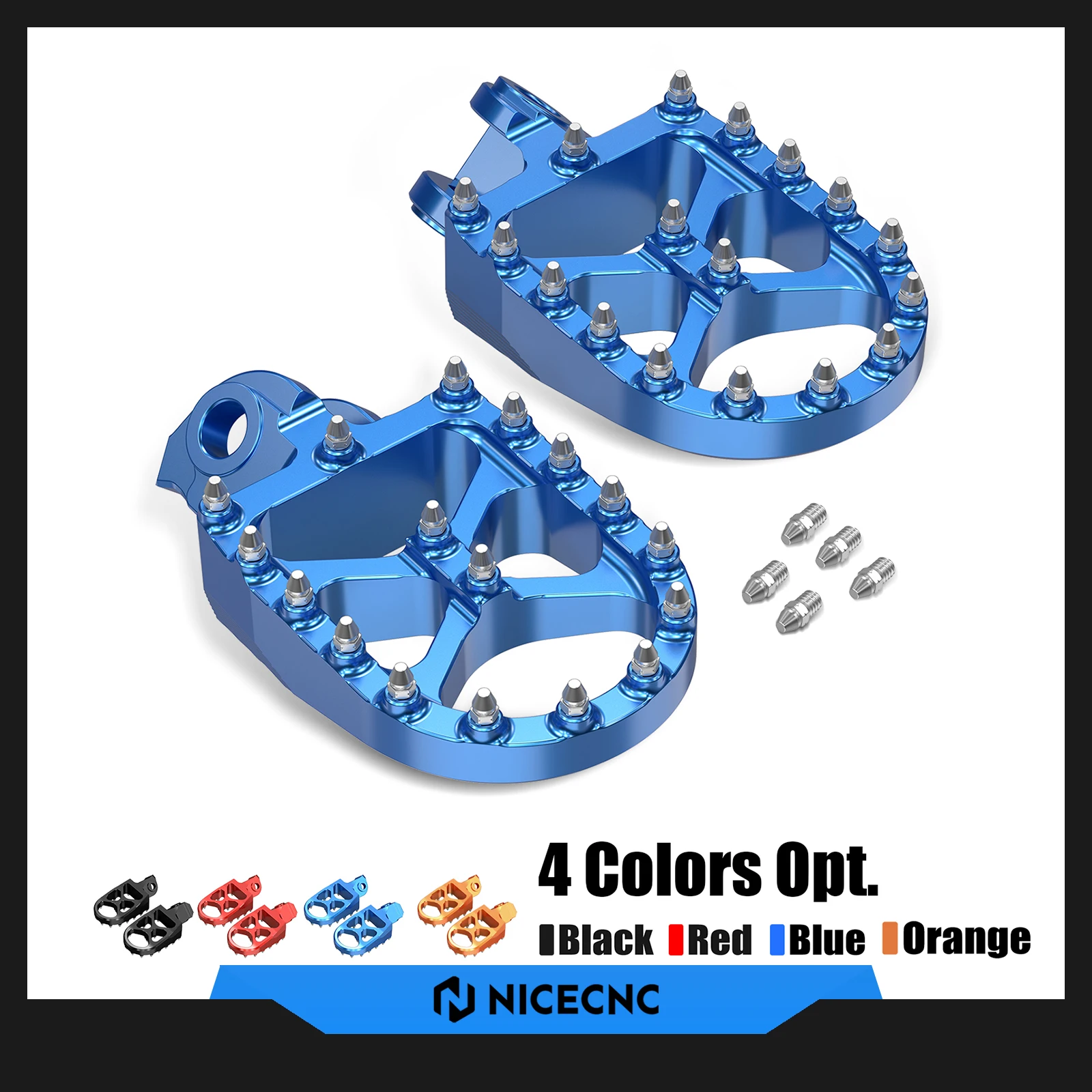 ل Husqvarna 701 إندورو 701 SM SUPERMOTO 2016-2024 القدم الوتد مسند القدمين دواسة عدة ل KTM 1050 1090 1190 1290 مغامرة R S T #1