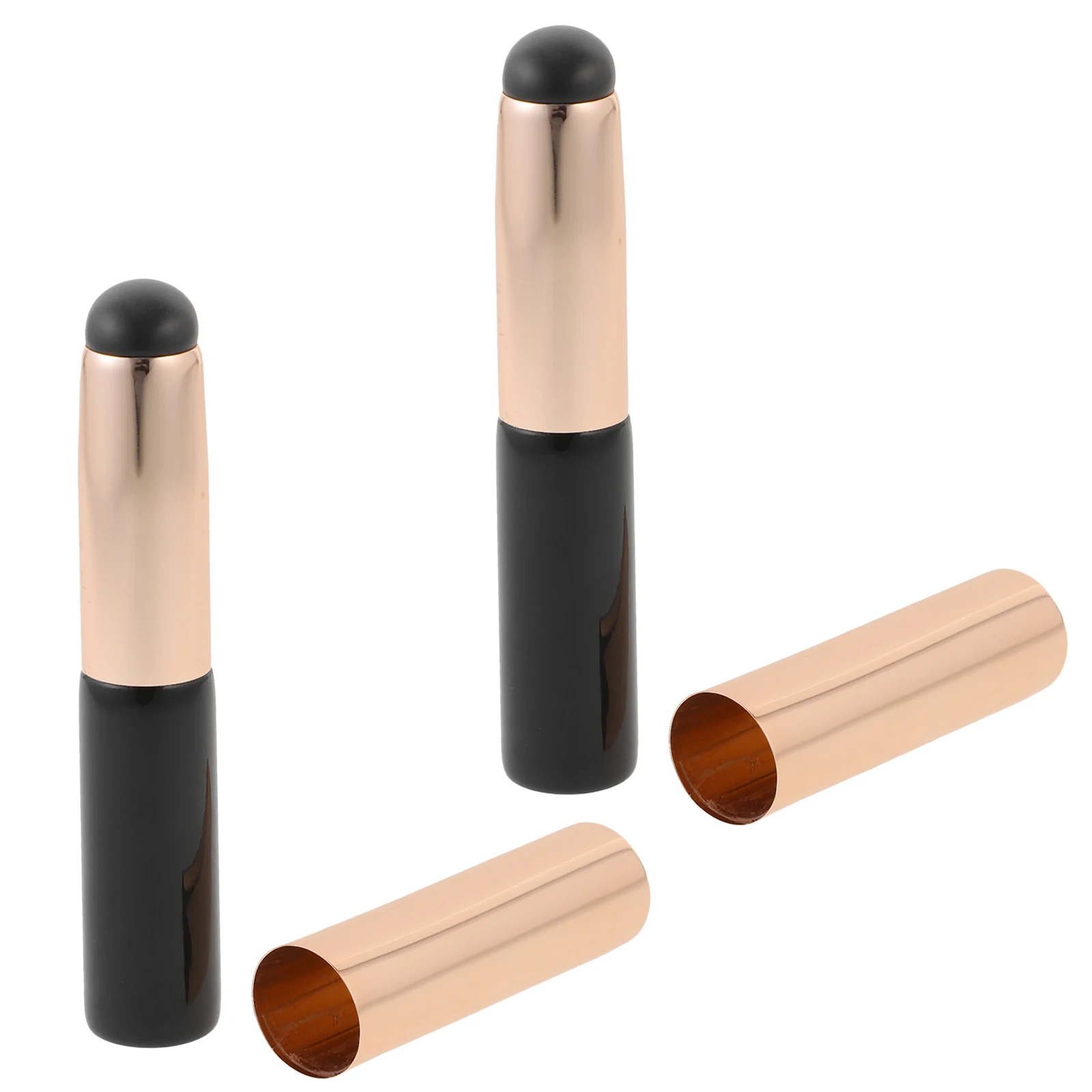 

1pcs Silicone Brush Lipstick Applicator for Women Round Head Portable Lipstick Applicator Concealer Gloss Makeup Brushes Cap
