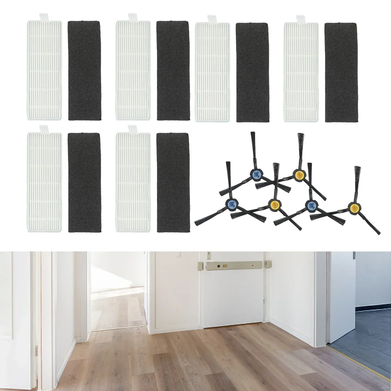 Achieve Optimal Cleaning Results with Filter Brush Replacement Kits for Silvercrest SSRA 1 Robot Vacuum Cleaner Parts