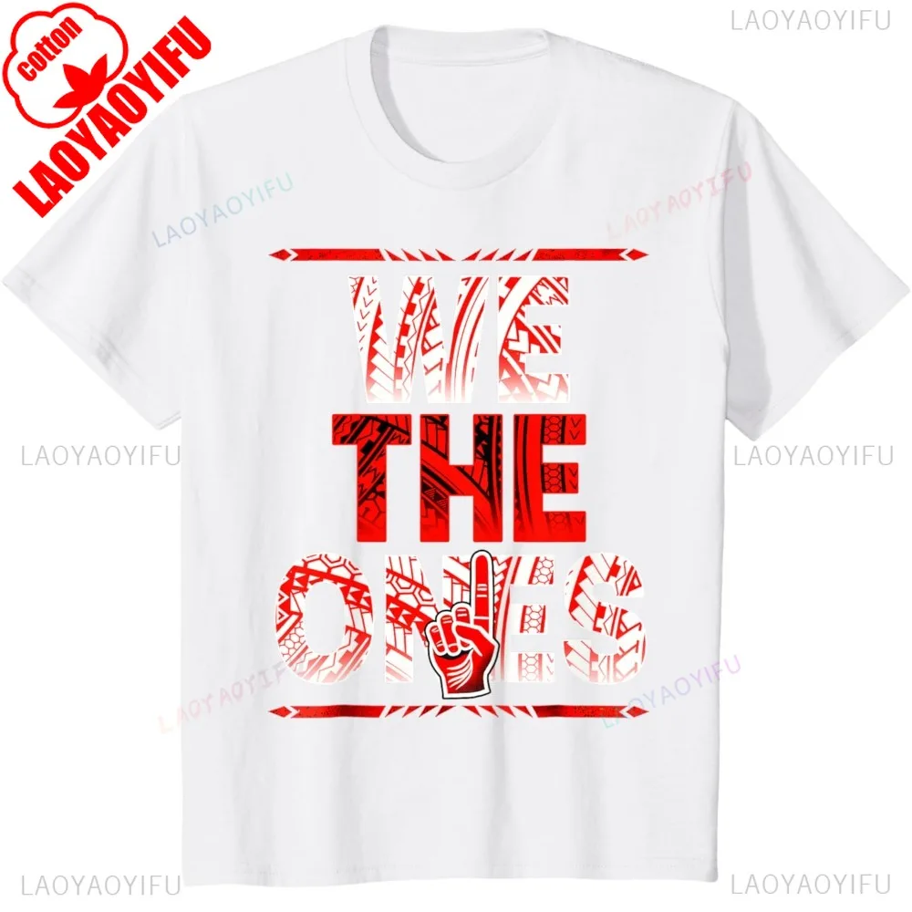 Vintage Roman Reigns Design We The Ones Wrestler OTC Yeet T-Shirt Cotton Short Sleeve Casual Fashion Loose Hip Hop Man Tshirt