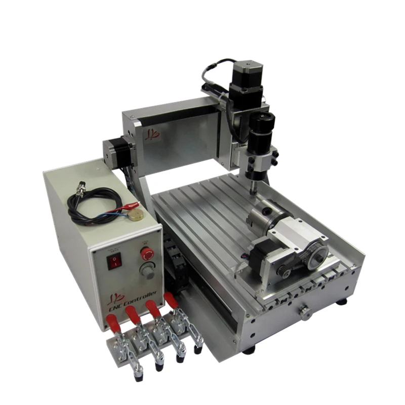 3020Z LYCNC penggilingan pengukir CNC Router ukiran pemotong 500W Port USB 3 sumbu 4 sumbu mesin pertukangan 300*200mm dengan tangki air