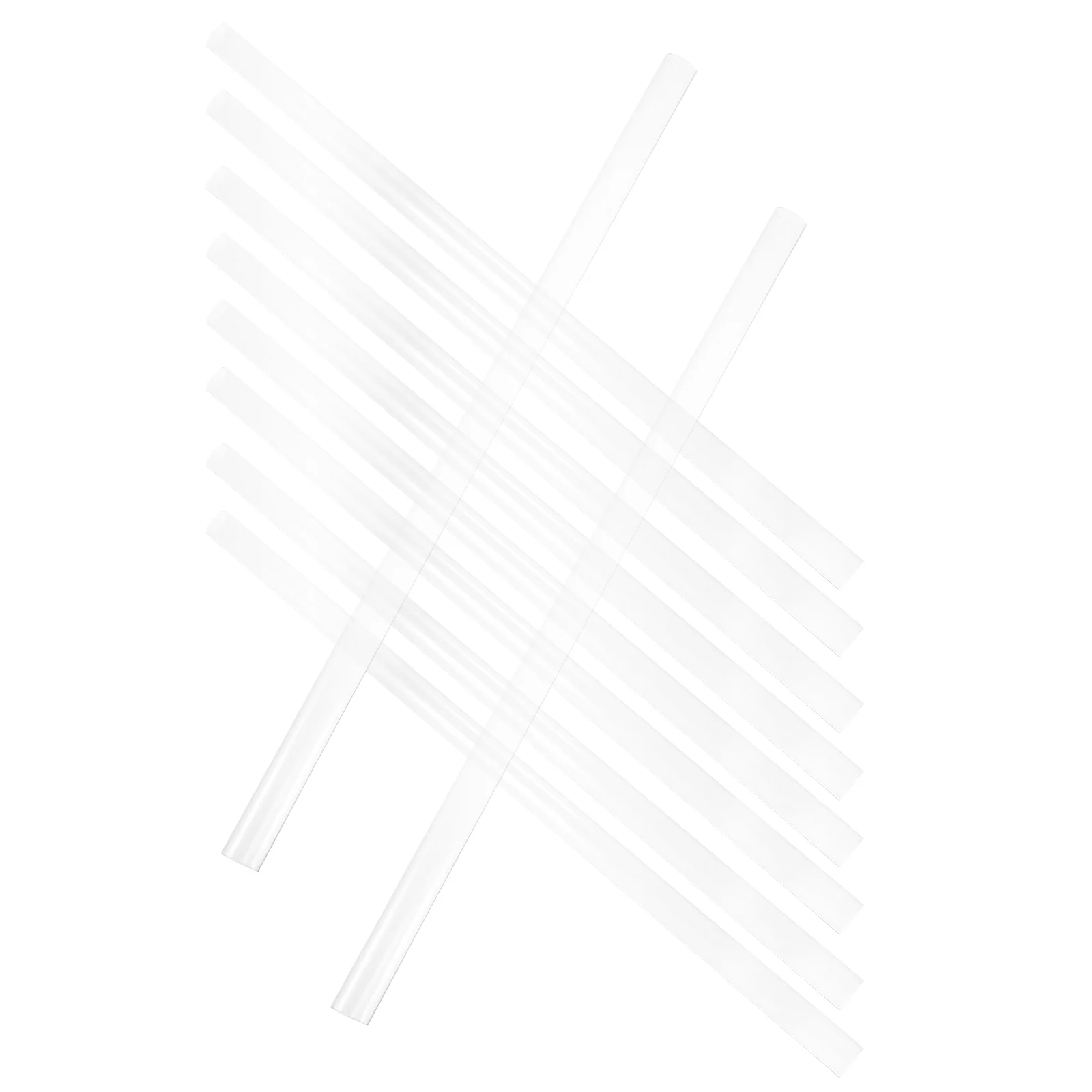 10 Pcs Transparent Folder Binders Pull Rod Clip Book Binding Clips Slide Plastic Spine Bars Materials