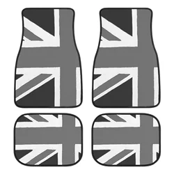 Custom Made Car Floor Mats Front & Rear Set Union Jack For Mini Cooper 2007-2023 R55 R56 R57 R60 R61 F54 F55 F56 F57 F60 Clu