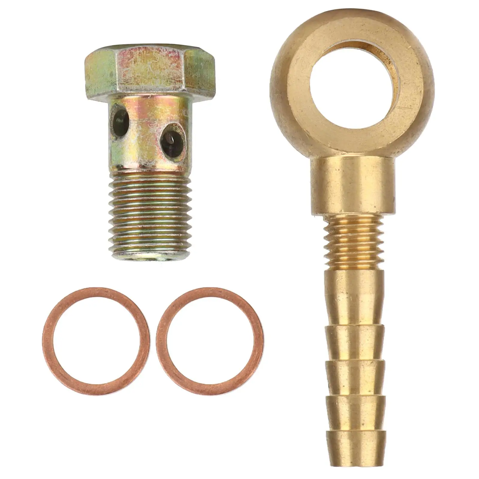 Turbo Banjo Fitting Kit for Water Coolant - Anti-Rust Hose Barb Fitting