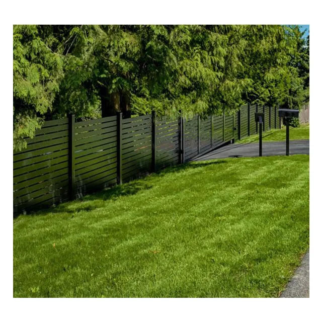 

Decorative Climb Outdoor Garden Aluminum Privacy Fence Horizontal Slat Fence Panels