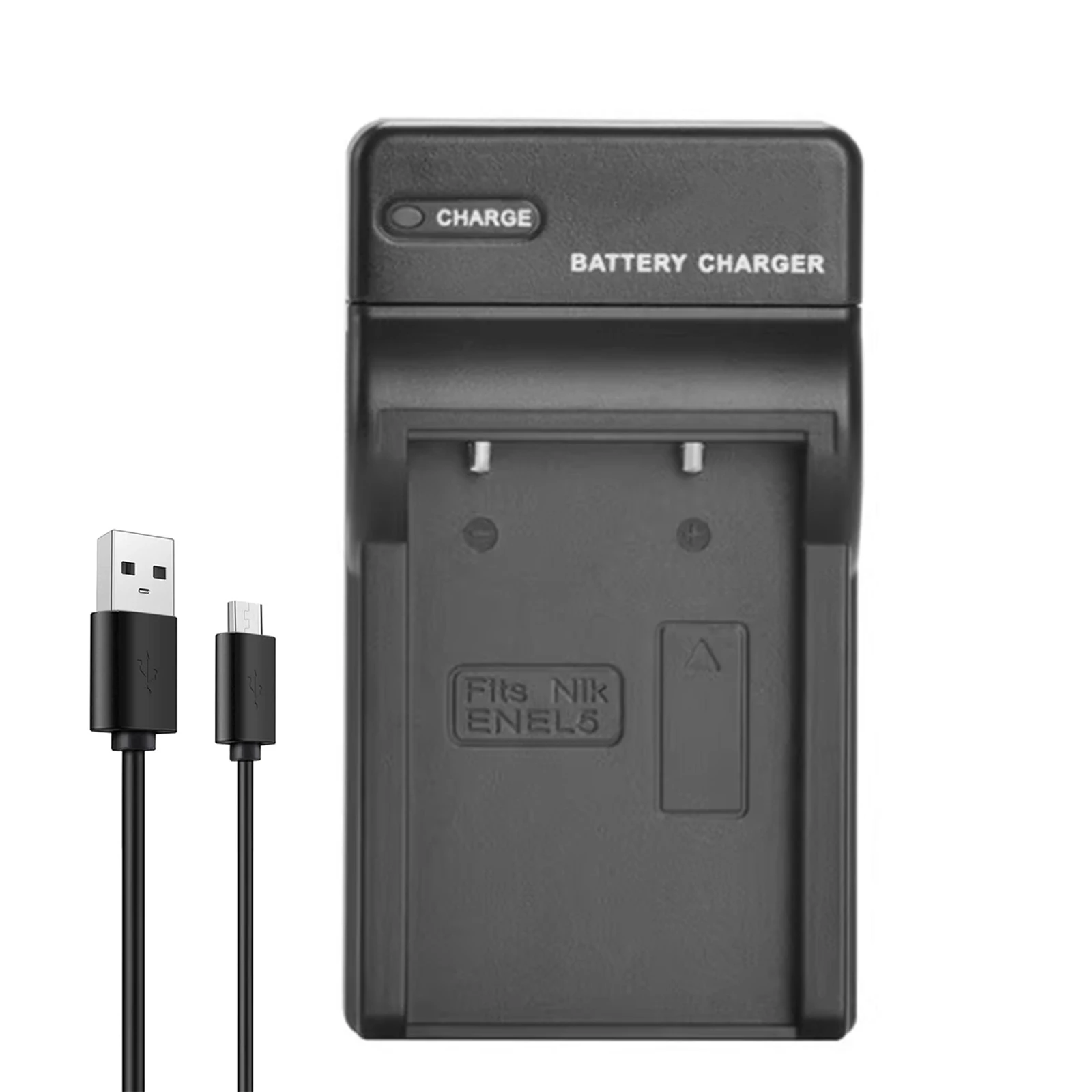 EN-EL5 USB-C Battery Charger for Nikon CoolPix 3700, 4200, 5200, 5900, 7900, P3, P4, P80, P90, P100, P500, P510, P520, P530