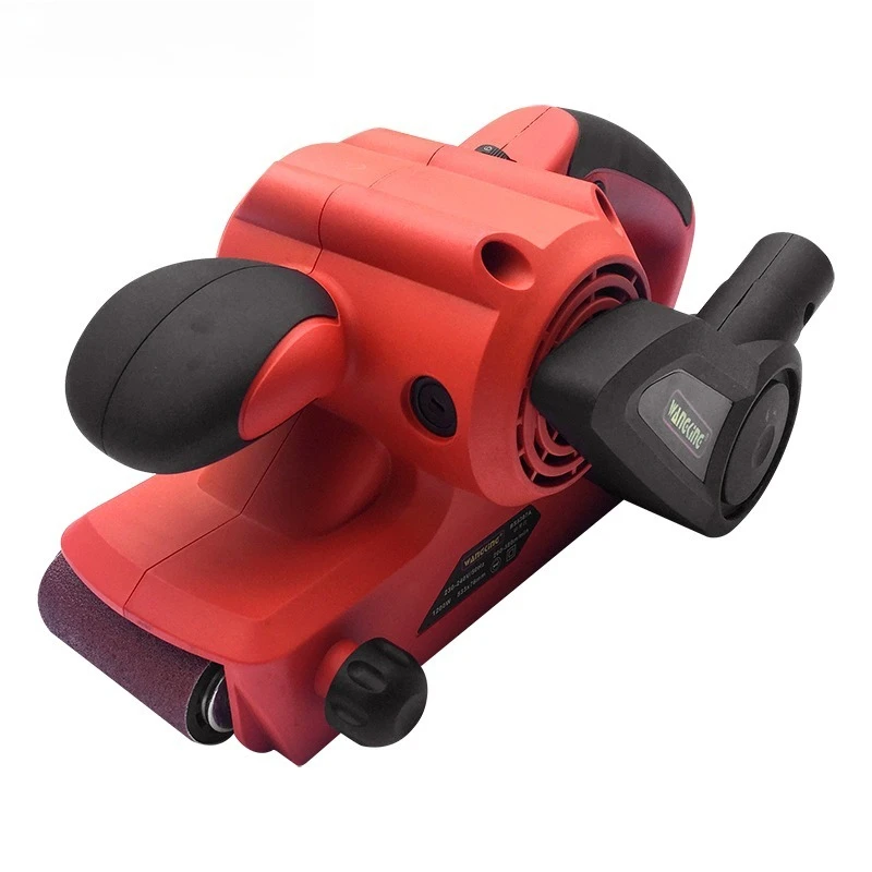 

3-inch portable sanding belt machine - small-sized multi-functional woodworking and metal sanding paper machine inverted design