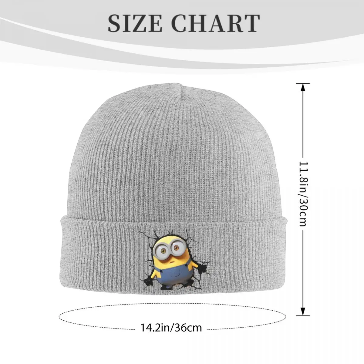 Bonnet Hats Despicable Me Minions Men Women\'s Thin Hat Minions Shocking Autumn Spring Warm Cap Hip Hop Skullies Beanies Caps