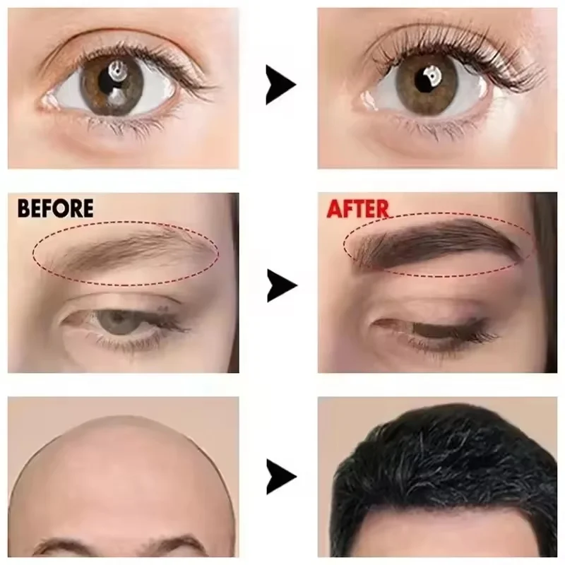 Sérum de croissance rapide des cils, rehausseur de cils naturel, plus long, plus épais, traitement des cils, produits de soins pour les yeux, maquillage, 7 jours