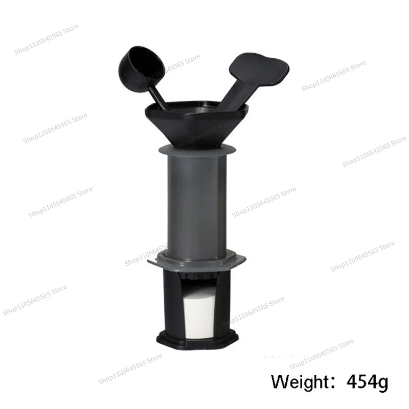 For Portable Coffee Pot with 400 Pieces of Filter Paper, Hand Pressed and Hand Brewed Coffee Machine