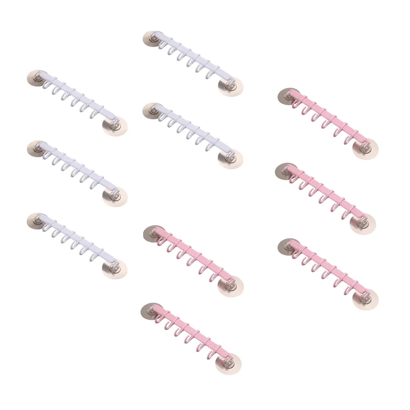 

A36T-Strong Adhesive Hooks 6 Rows For Hanging In Kitchen And Bathroom Corners Traceless Hooks