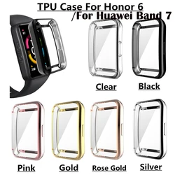 Full Protective Case Cover For Huawei Band 8 9 Smart Screen Protector For Huawei Band7 Honor Band 6 7 Accessories Frame Case TPU