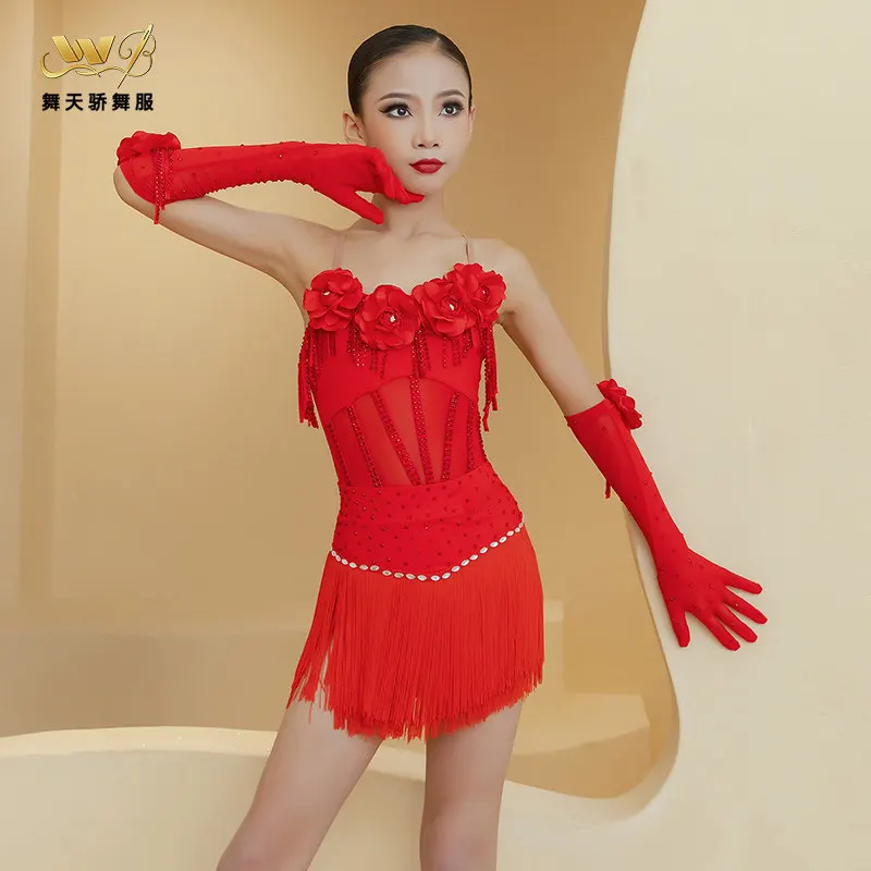 abito-da-ballo-latino-americano-2026-nuovo-sexy-da-donna-per-performance-all'aperto-gonna-con-frange-per-feste-abbigliamento-sportivo-da-allenamento-completo-da-sera-rosso-per-il-ballo-di-fine-anno