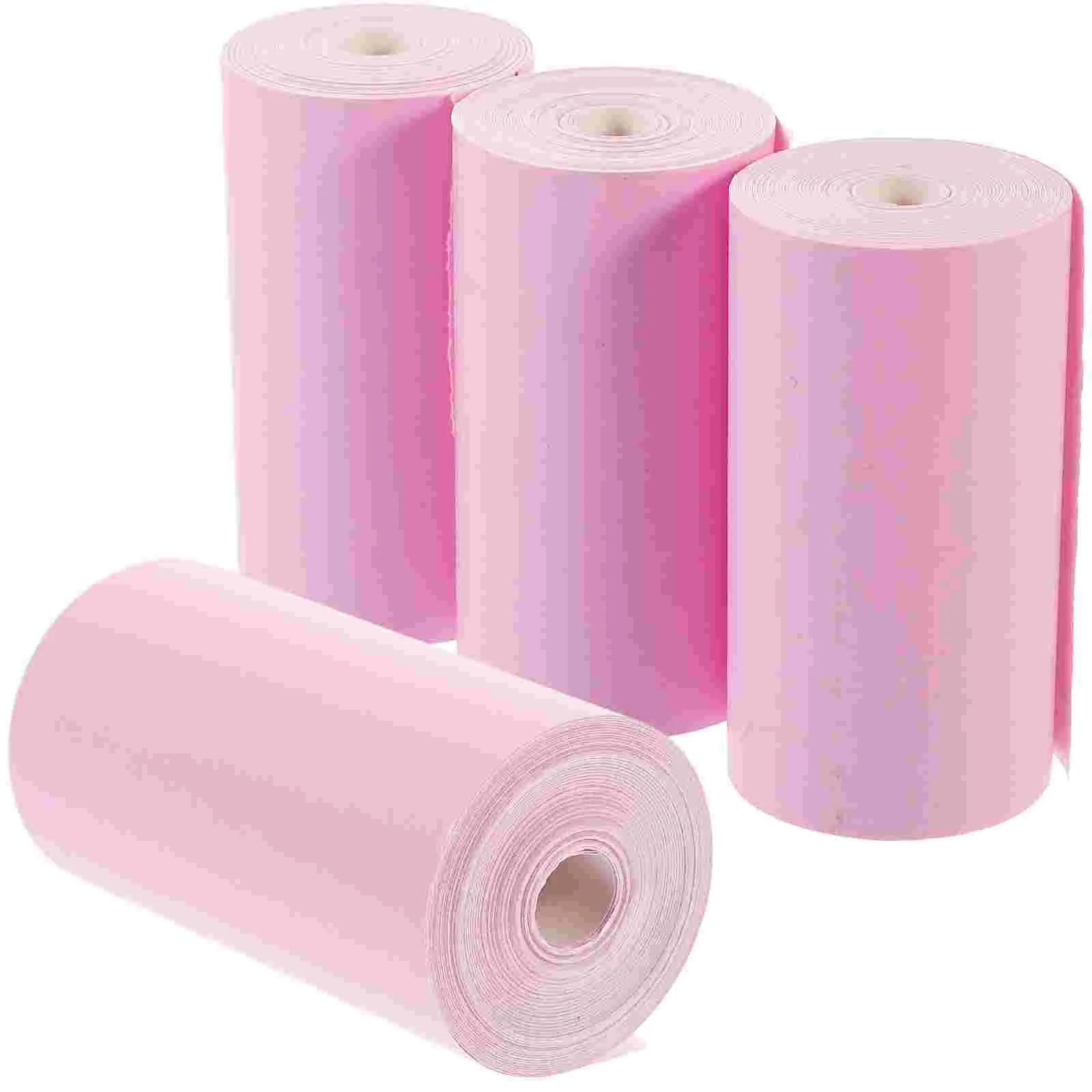 

4 Rolls Sticker Printer Label Printing Paper Receipt Heat Sensitive Thermal Cash Papers