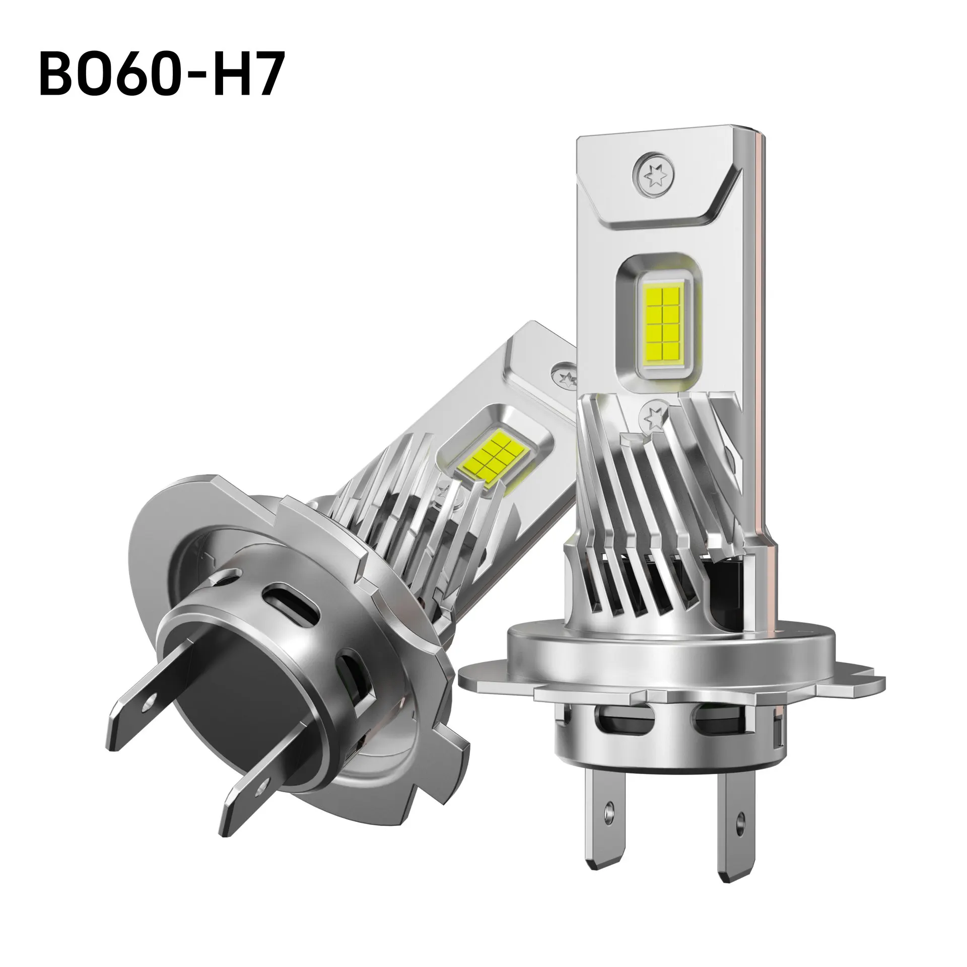 Plug & Play LED Car Headlight Bulbs H4 H7 H11 Integrated High Power Super Bright Auto Front Lamp Retrofit Upgrade Universal 12V