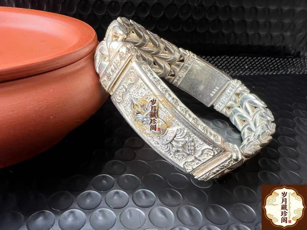 2026 Hot Fashion Tibetan Silver Twist Bracelet, Exquisite Handmade Jewelry for Couples, Men & Women, Ideal Gift