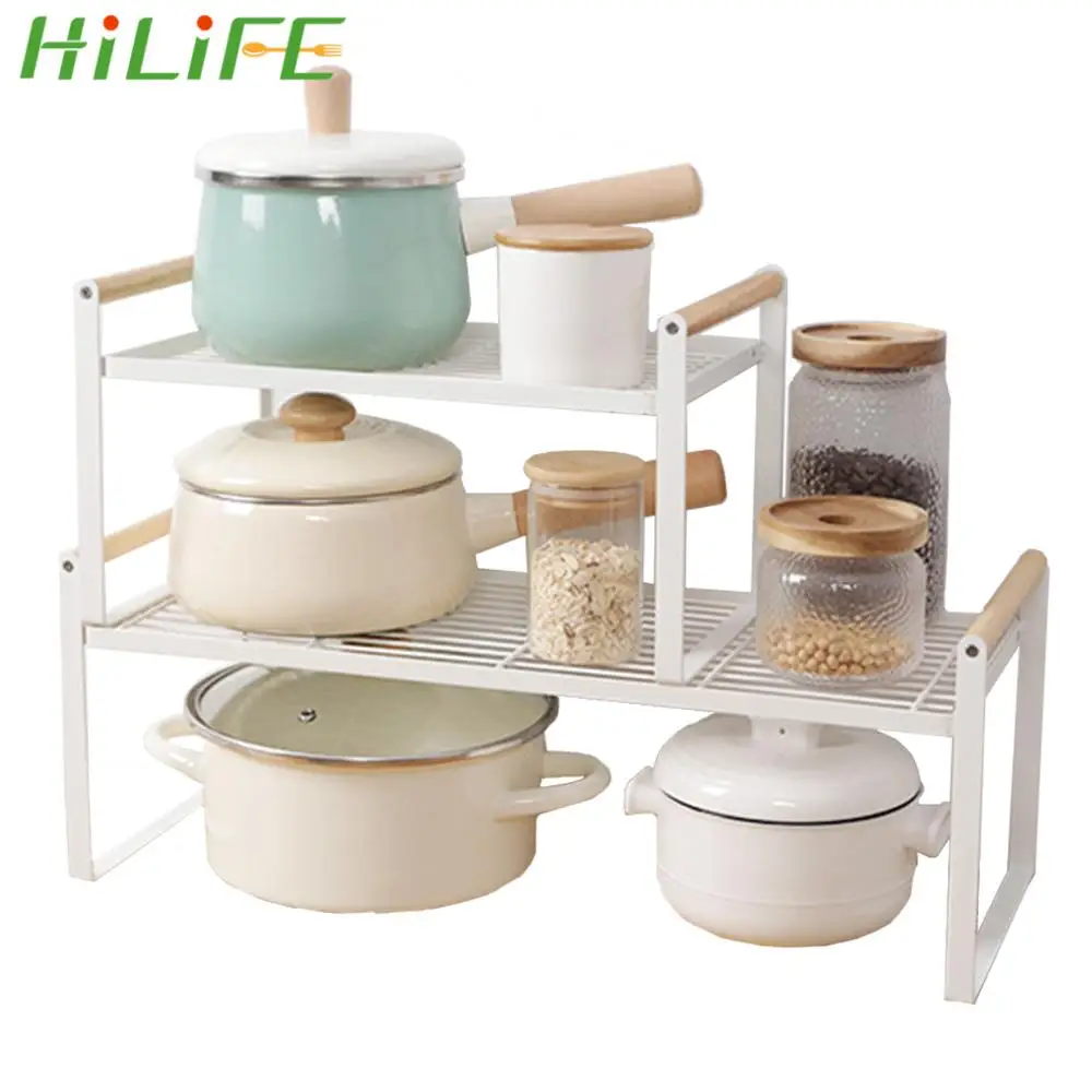 

Kitchenware Holder For Home Office Wall Cabinet Space Saving Metal Bathroom Shelf Spice Organizer Storage Rack Kitchen Shelves