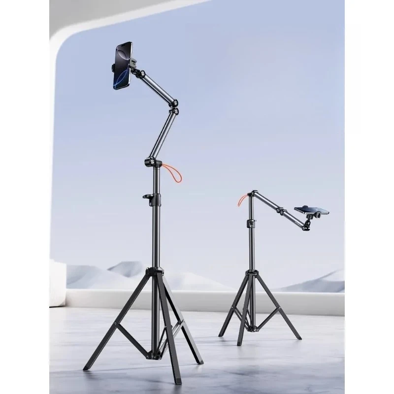 Live mobile phone holder shooting mobile phone holder floor tripod outdoor portable support frame