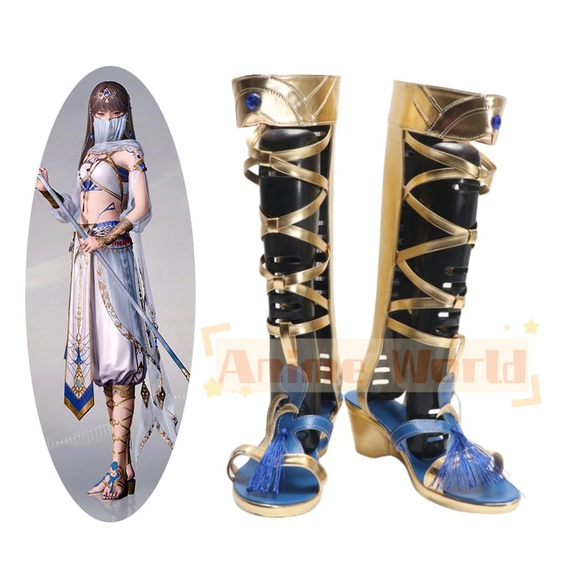 Love And Deep Space Protagonist God Of The Tides Shoes Cosplay Boots Halloween Carnival Boots Custom Made