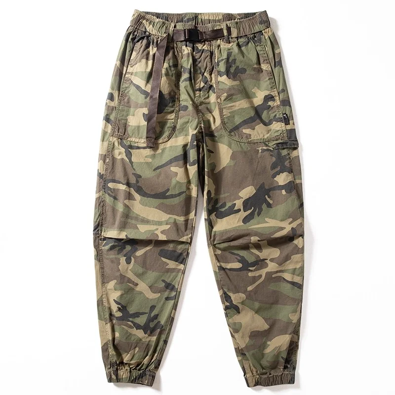 

2026 New Outdoor Camouflage Work Pants Men's Loose Harlan Cuffed Wear Resistant Dirt Proof Casual Trousers Harlan Cuffed