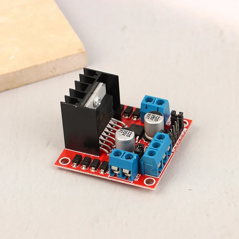 Picture 5: L298N DC Motor Driver Module L298N Stepper Motor Smart Car Robot Breadboard Peltier High Power L298 DC Motor Driver For Arduino