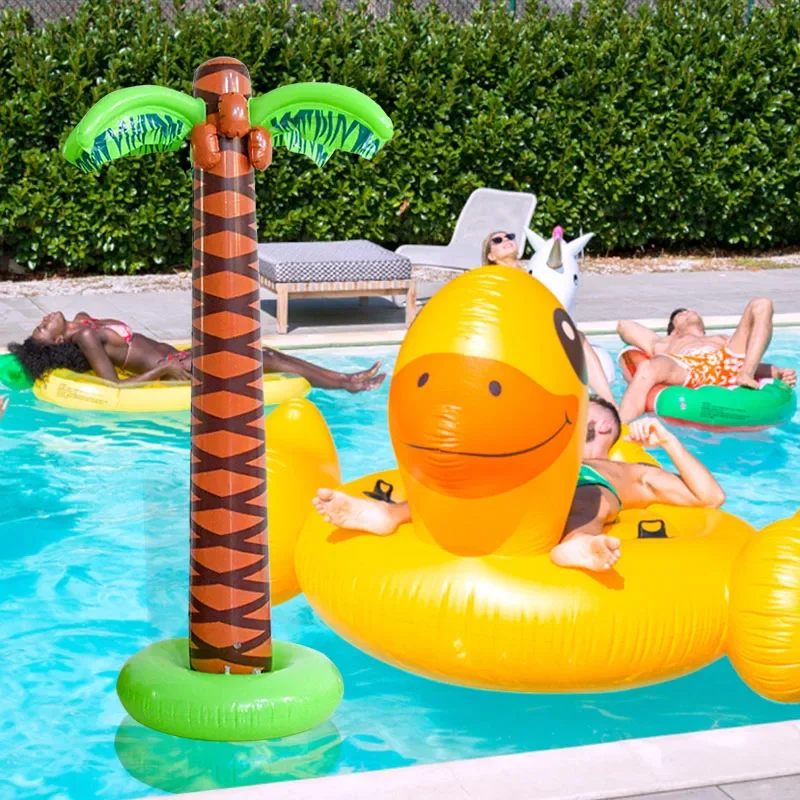 

INS 180cm Large Inflatable Palm Trees Birthday Luau Pool Party Decoration Toy Summer Hawaii Carnival Photo Props Kids Adult Gift