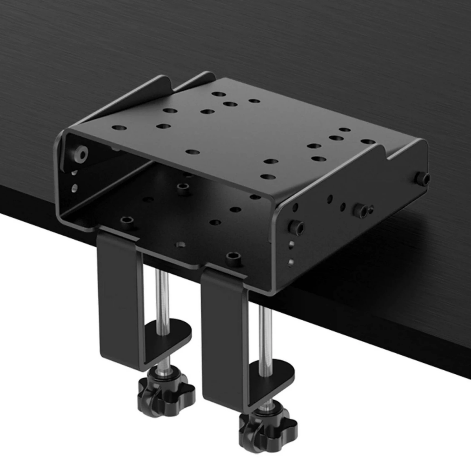 Racing Simulator Desk Mount Adjustable Racing Simulator Mount Desktop Mounting Bracket Non-Slip Quick-Release for Gamers view 5