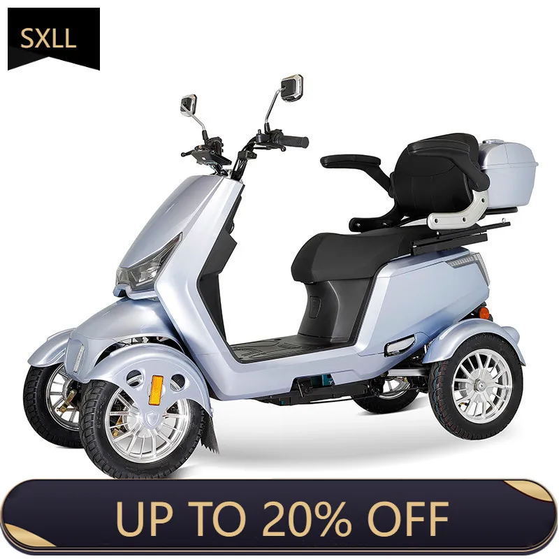 SXLL US/EU Warehouse Electric Mobility Scooter Fully Enclosed Import 500W 800W Scooters From China 4 Wheel Electric Four Wheel