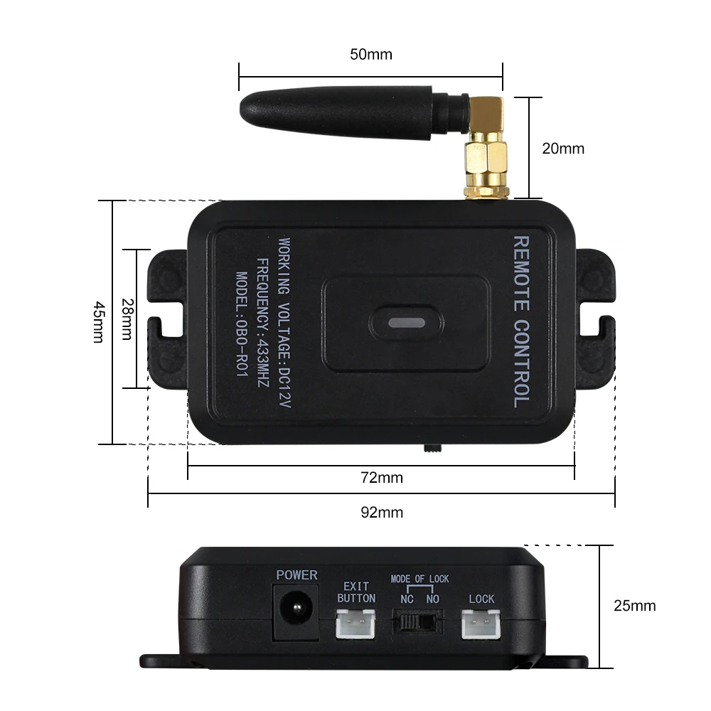 Kit de sistema de Control de acceso de puerta inalámbrico, desbloqueo por aplicación remota de teléfono inteligente Tuya con WiFi, cerraduras