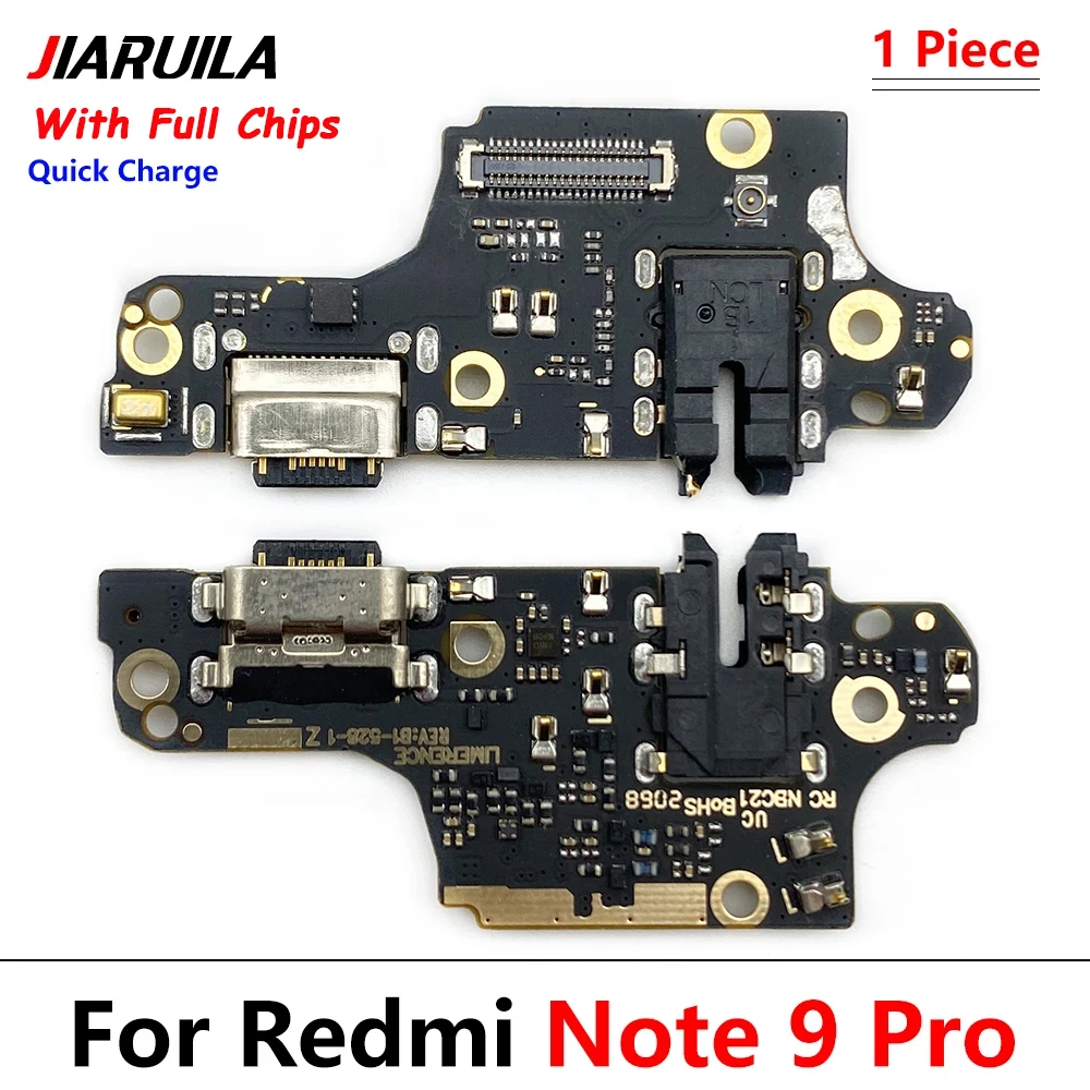 Fast Charger USB Dock Charging Dock Port Board With Mic Microphone Flex Cable For Xiaomi Redmi Note 10 5 6 7 8 9 Pro Note 9s 10s