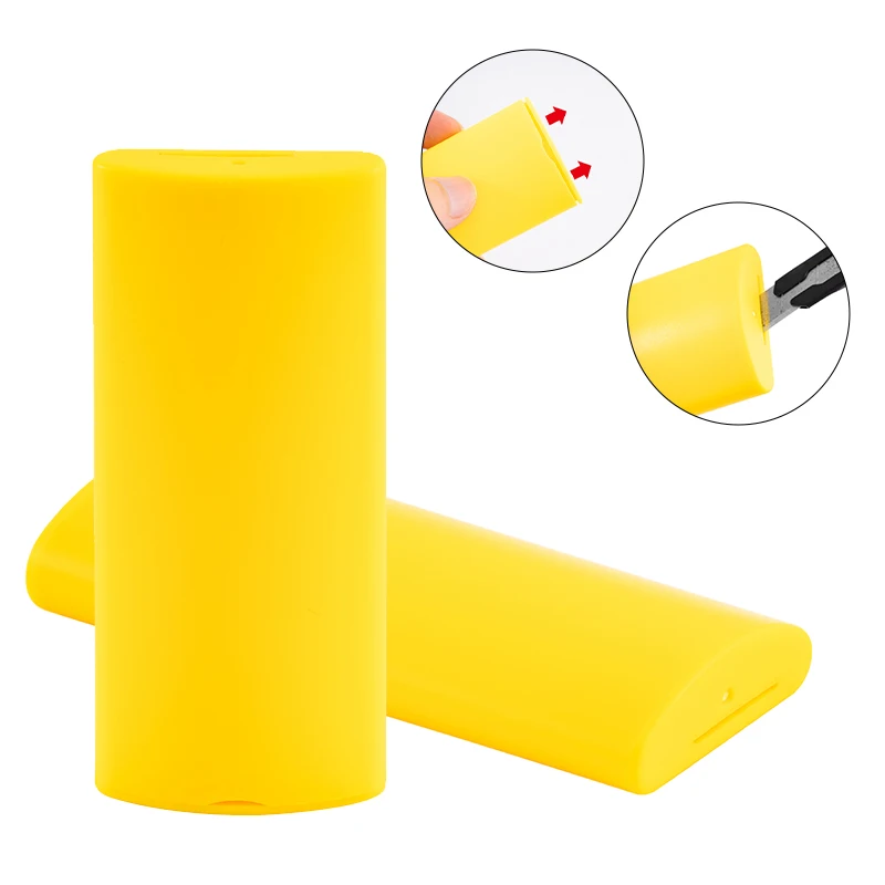 

Plastic Waste Blade Storage Box Safety Professional Blade Disposal Container Easy Install Snap Off Blade Box for Cutting Tools