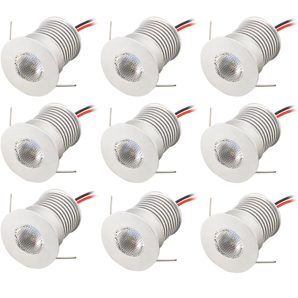 

DC12V Mini LED Downlight 3W Indoor Ceiling Spotlight 30mm Recessed Home Bedroom Kitchen Spot Light 24V Showcase Cabinet Lighting