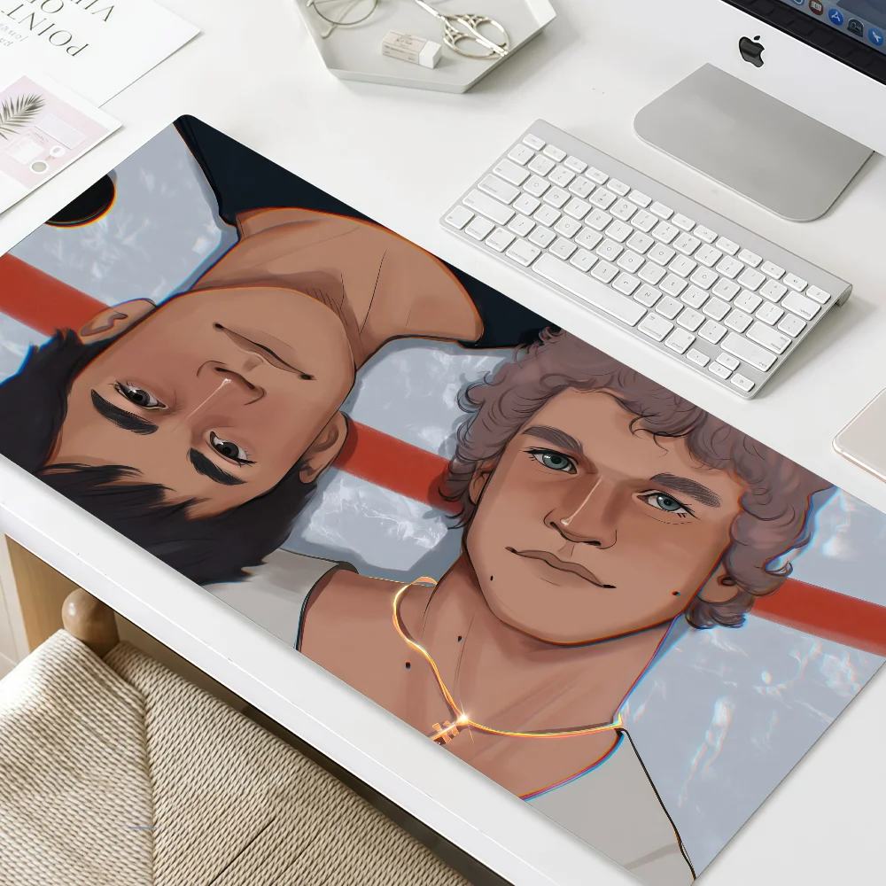 and Mouse Pad MousePad H-Heated Non-slip Rivalry Sports Lockedge Office Student Love Gaming Thickened Large Writing Pad Cushion