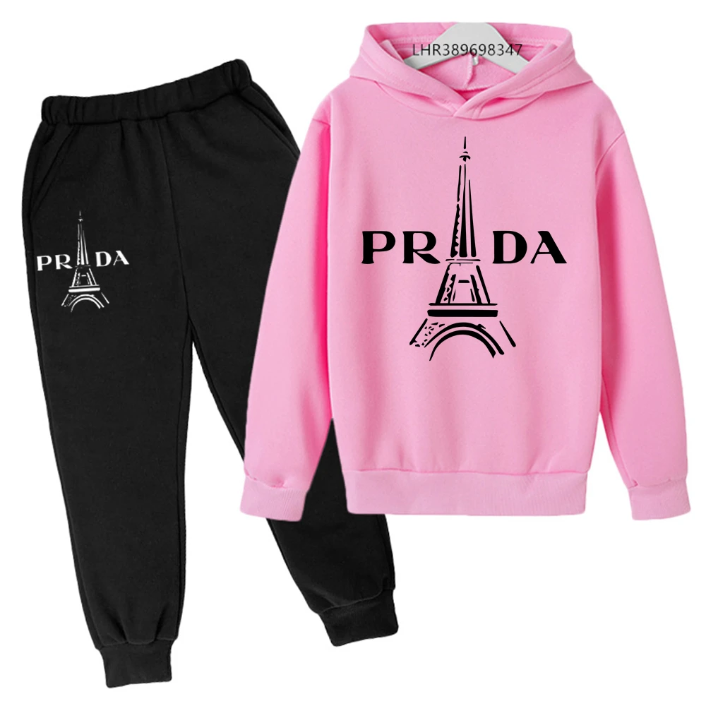 Autumn Winter Eiffel tower Children Hoodie tops Sweatshirt Children leisure fashion Clothing Suitable age 3-12 Boys Girls coat